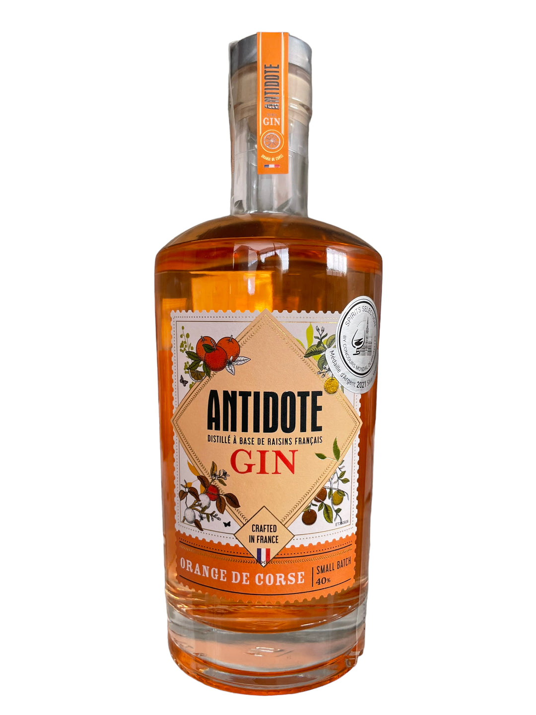 Džin Antidote 17- London Dry Gin -Orange de Corse 0,7l