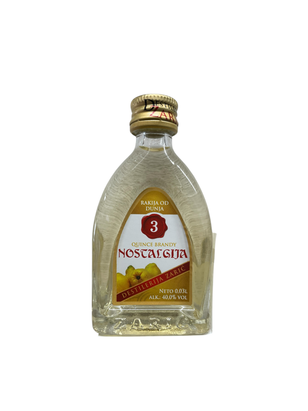 RAKIJA OD DUNJE NOSTALGIJA ZARIĆ 0,03l