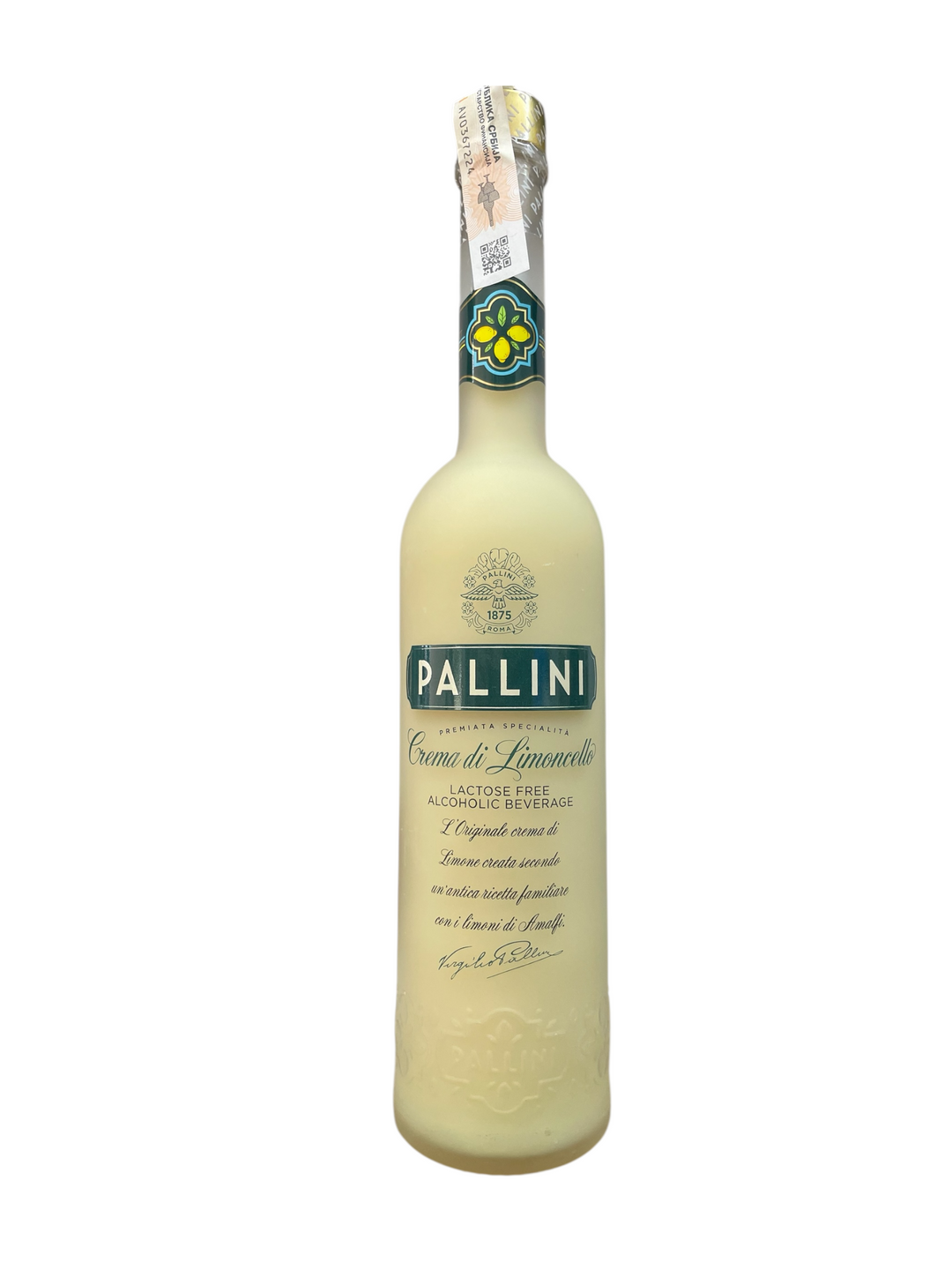 LIMONCELLO CREAM VEGAN PALLINI 0,5l
