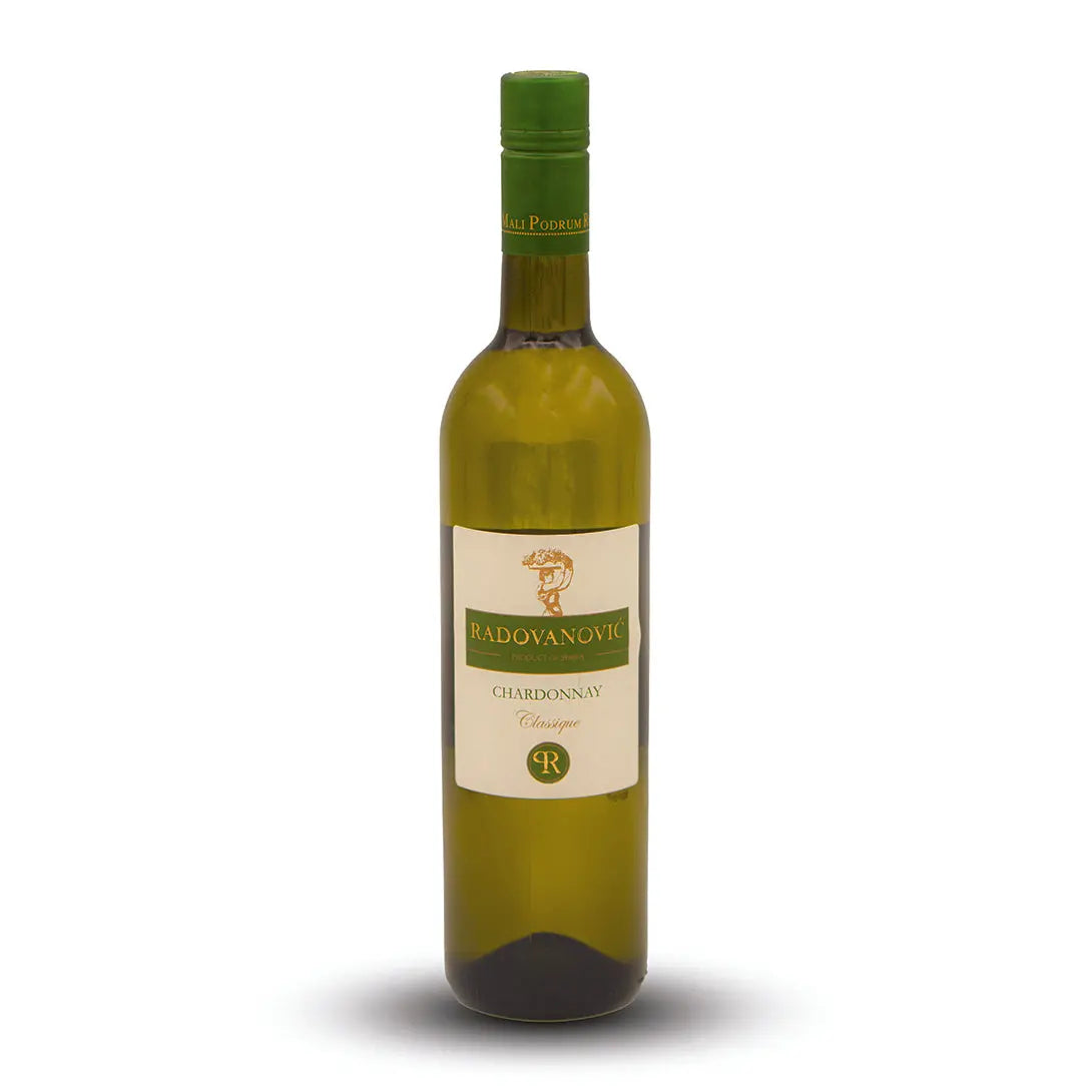 Belo vino CHARDONNAY CLASSIQUE Podrum Radovanović 0,75l Pola Pola