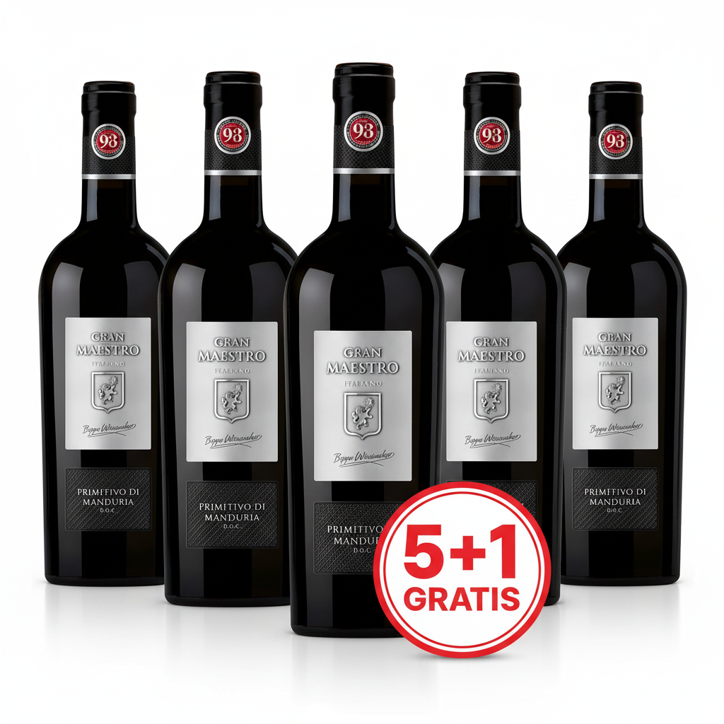 5+1 Primitivo Gran Maestro Crveno Vino