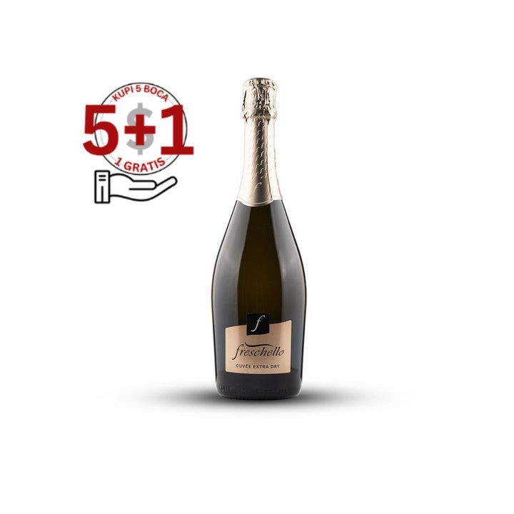 5+1 Penušavo vino EXTRA FRESCO Freschello 0,75 l