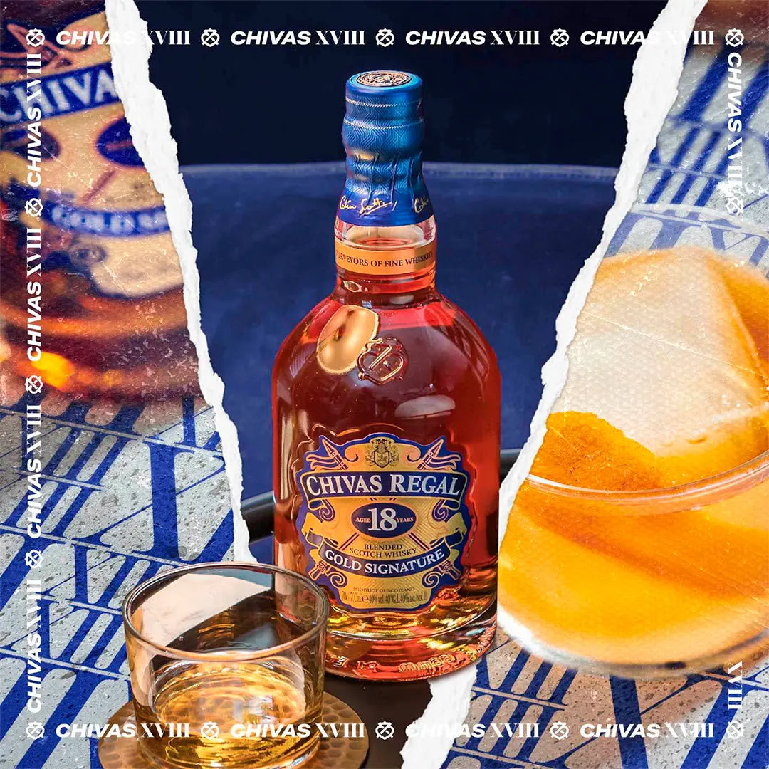 Blended REGAL 18 GOLD SIGNATURE Chivas 0,7 l Pola Pola