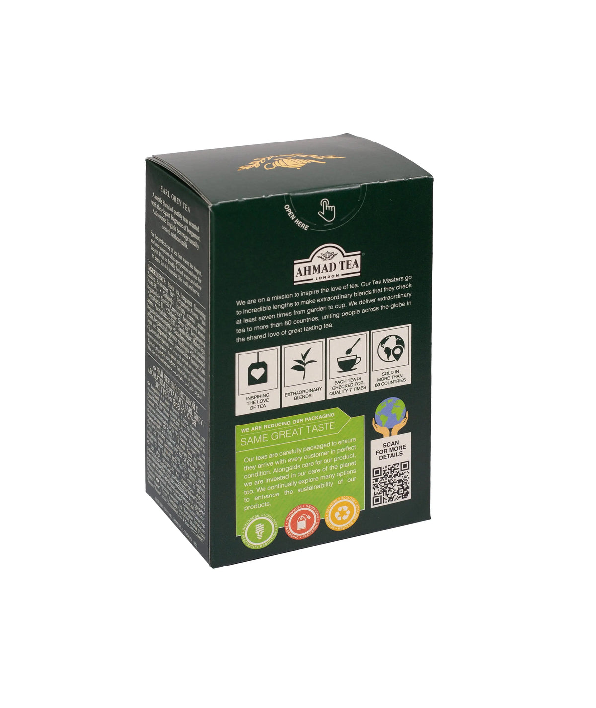 Čaj EARL GREY Ahmad Tea RINFUZ 100 g Trampex