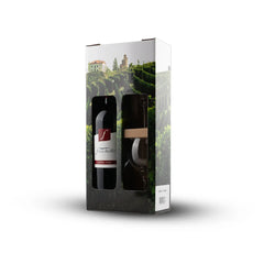 Crveno vino ROSO VIVO + 2 ČAŠE Freschello 0,75 l Trampex