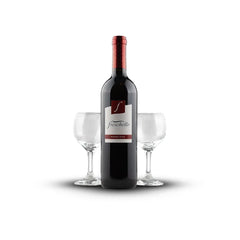 Crveno vino ROSO VIVO + 2 ČAŠE Freschello 0,75 l Trampex
