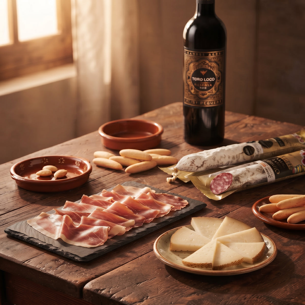 Iberijska priča — Salama, Sir & Vino