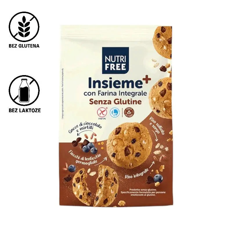 Biskvit bez glutena Insieme+ sa integralnim brašnom Nutrifree 250g Nutrifree