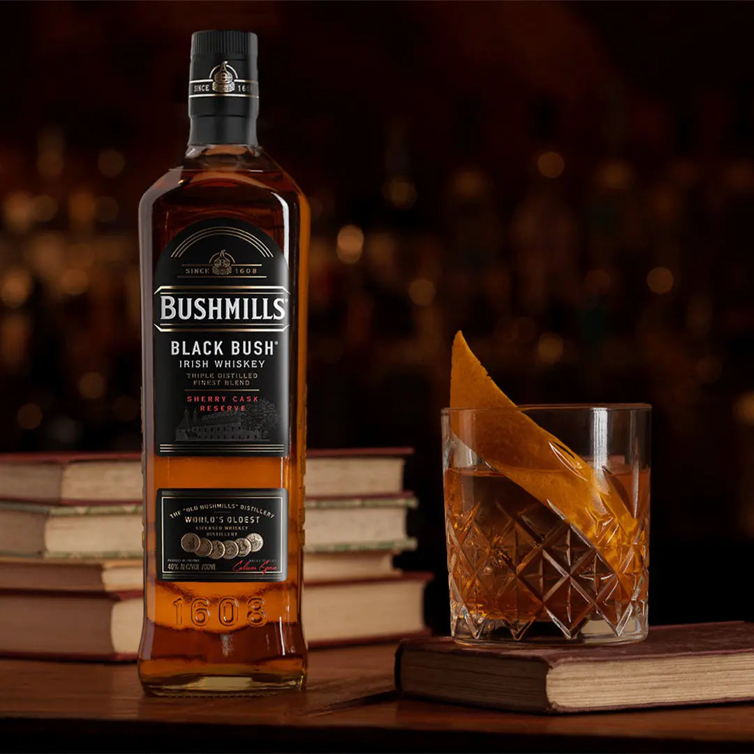 Irish BLACK BUSH Bushmills 0,7l Pola Pola