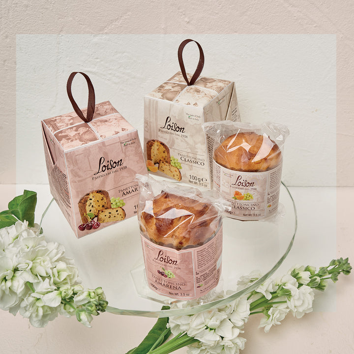 Panettone mini Višnja Loison 100g