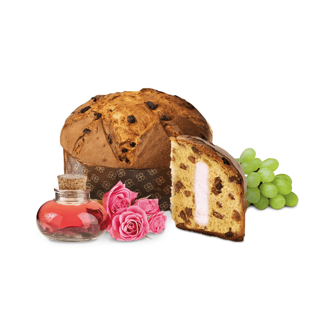 PANETTONE ROSA Fruta e fiori LOISON 600g