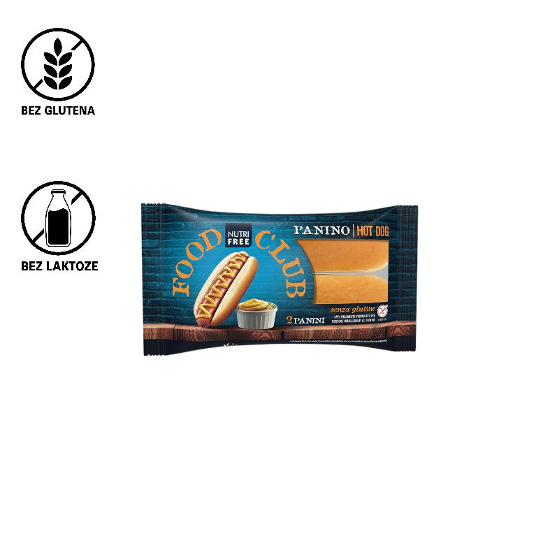 Zemičke HOT DOG Nutrifree 130g