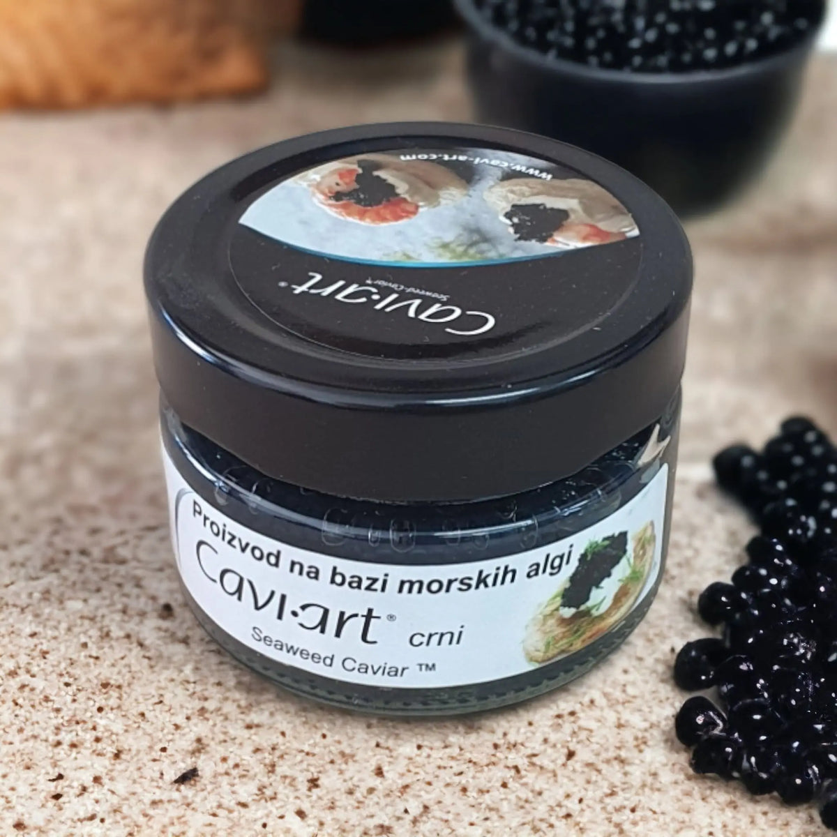 Caviar BLACK SEAWEED Cavi Art 100 g Trampex