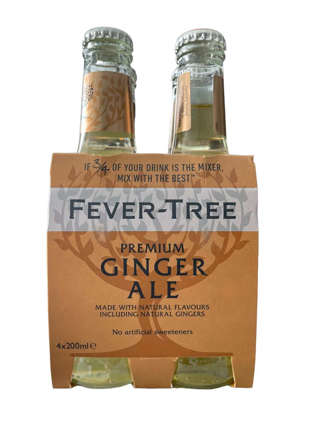 Tonic Fever Tree Ginger Ale 4X0,2l