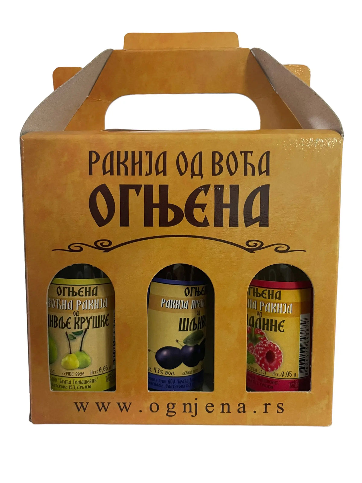 Rakija Ognjena 6X0,05l Pola Pola