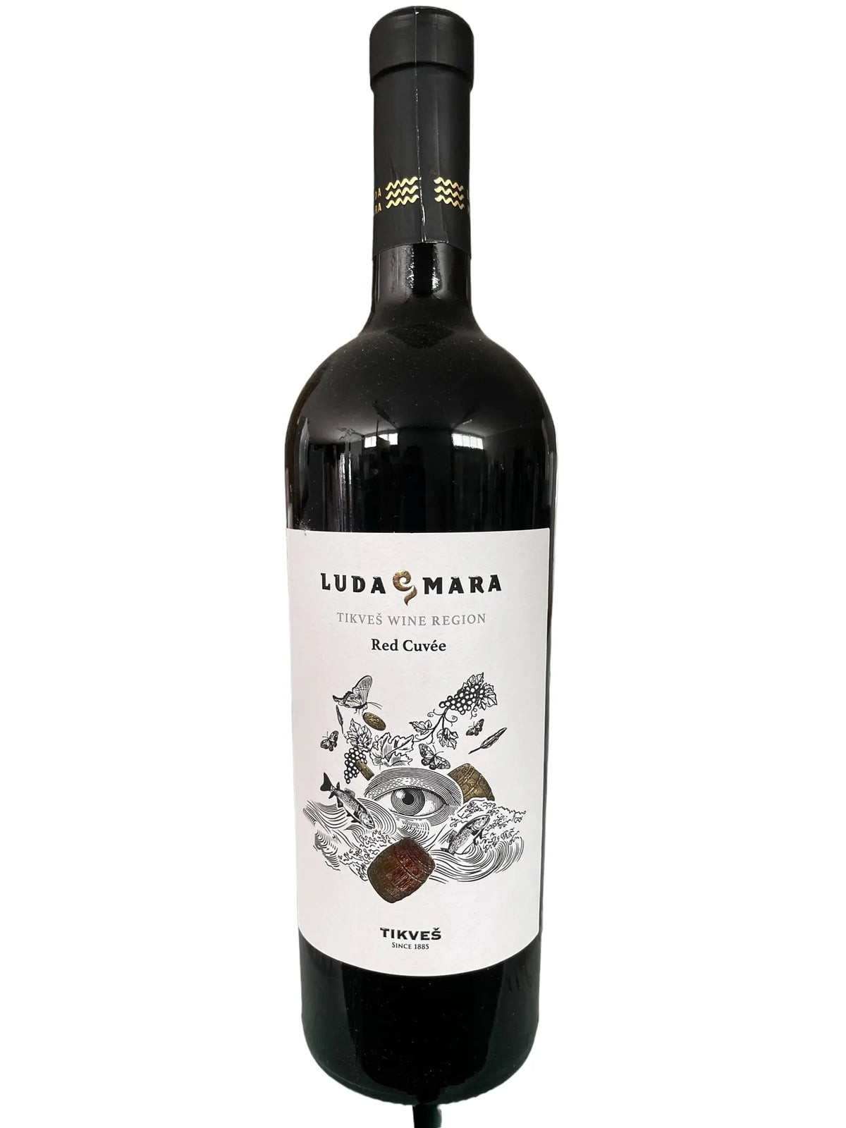 CRVENO VINO "RED CUVEE LUDA MARA" TIKVEŠ 0,75l Pola Pola