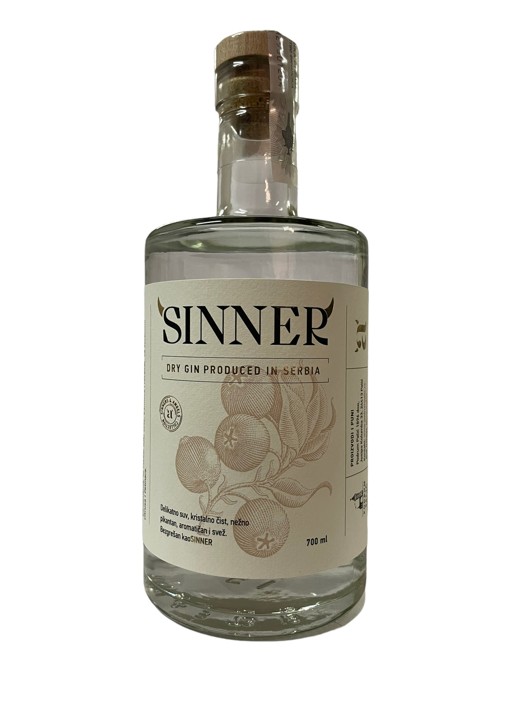 Džin Sinner Dry 0.7l