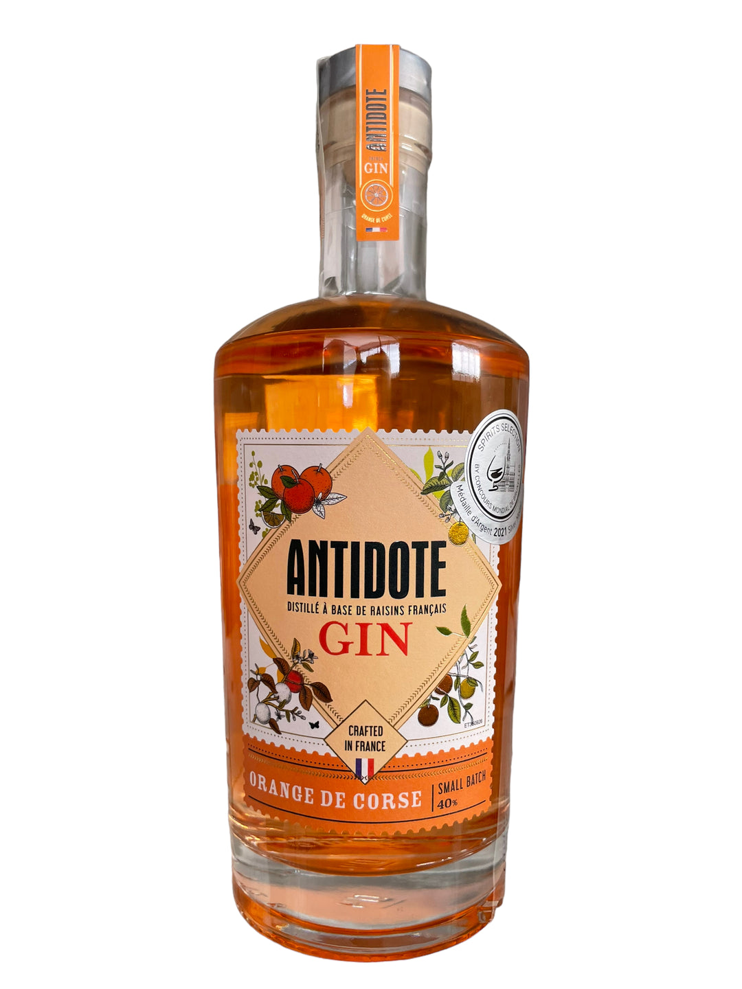 Džin Antidote 17- London Dry Gin -Orange de Corse  0,7l