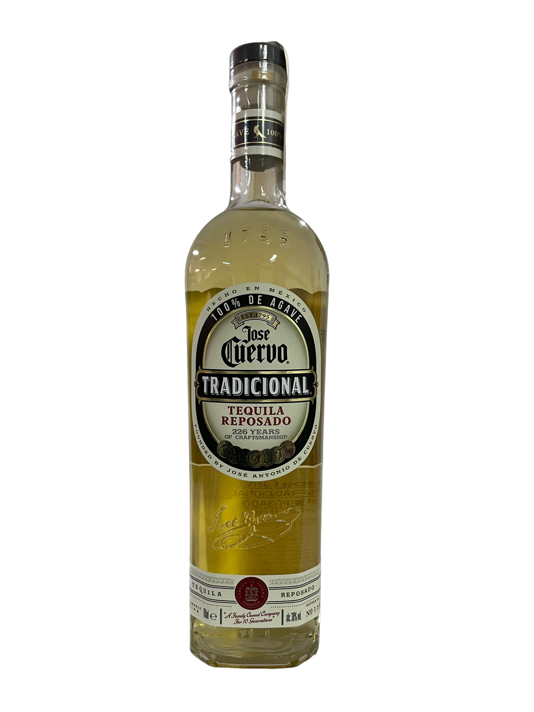 Tequila Jose Cuervo Tradicional Reposado 100% Blue Agave 0.7l