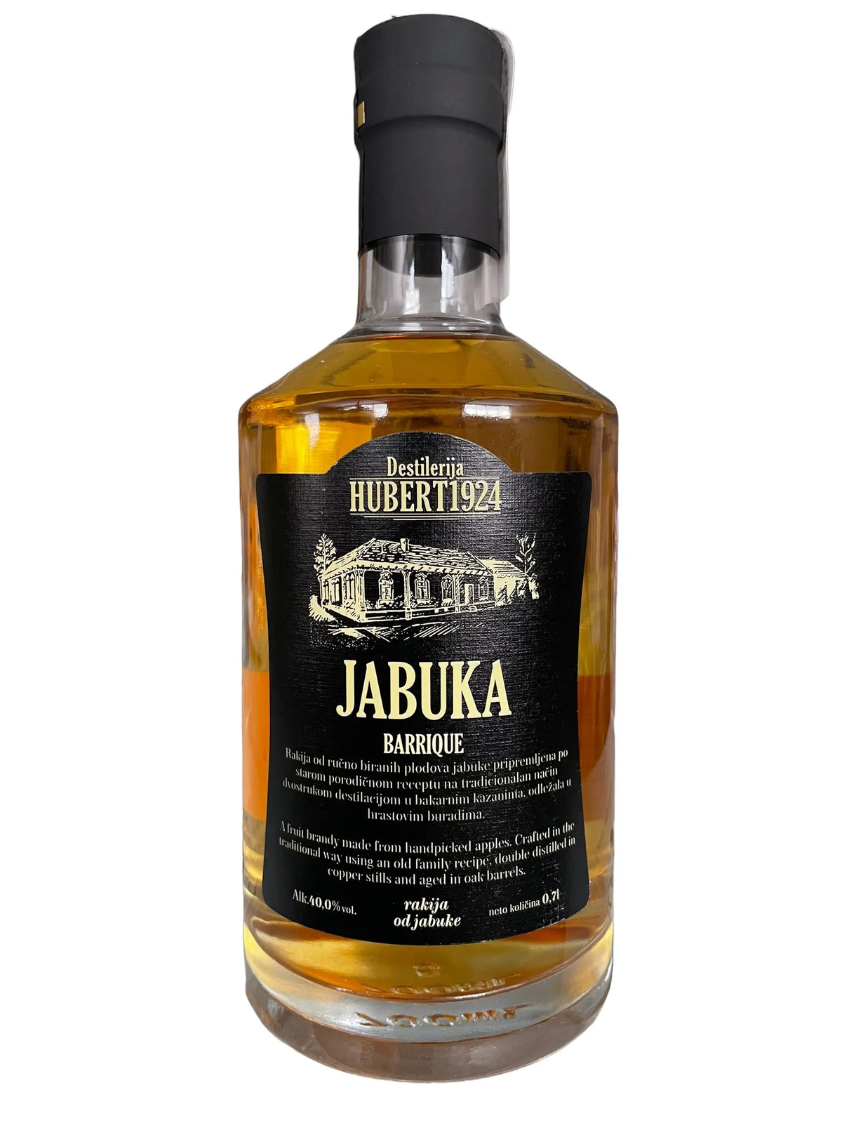 Rakija JABUKA BARRIQUE Hubert 0,7l Pola Pola