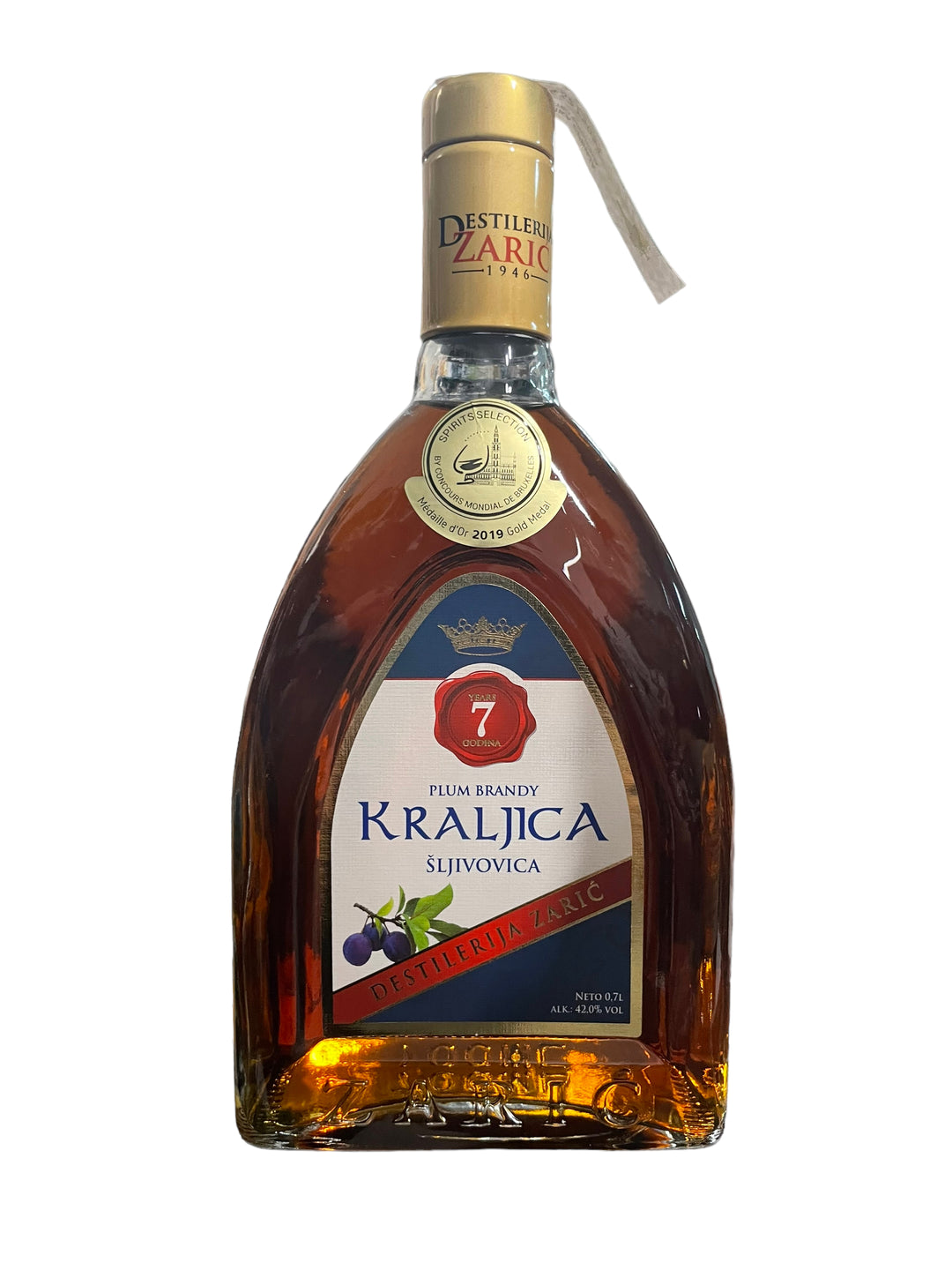 Rakija  ZARIĆ KRALJICA ŠLJIVA 0,7l