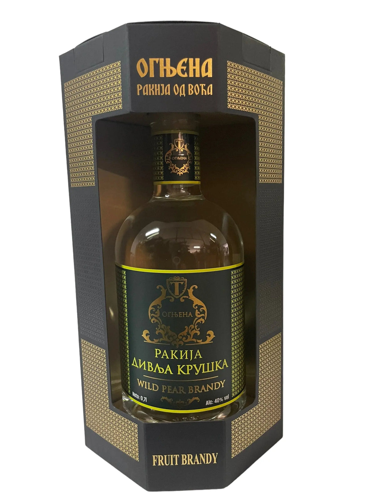 Rakija od divlje kruške Ognjena 0,7l Pola Pola