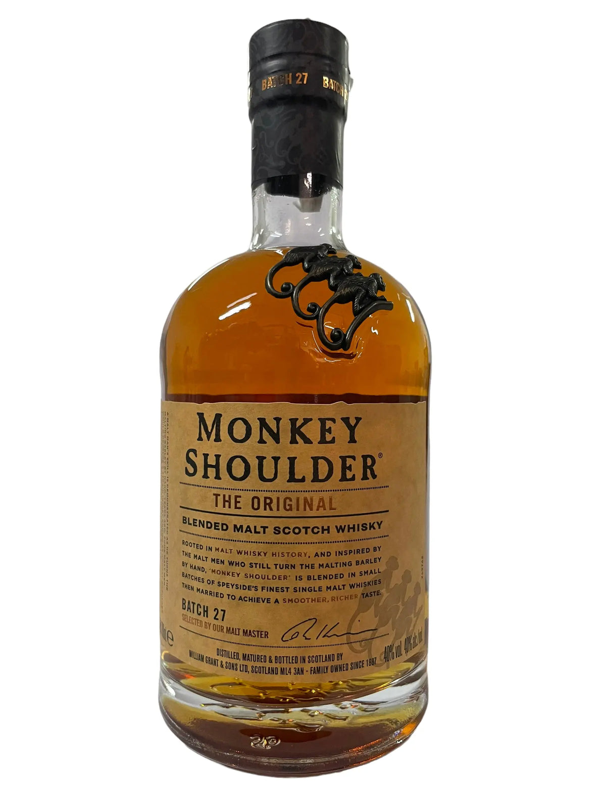 Blended scotch whisky the Original Monkey Shoulder 0,7l Pola Pola