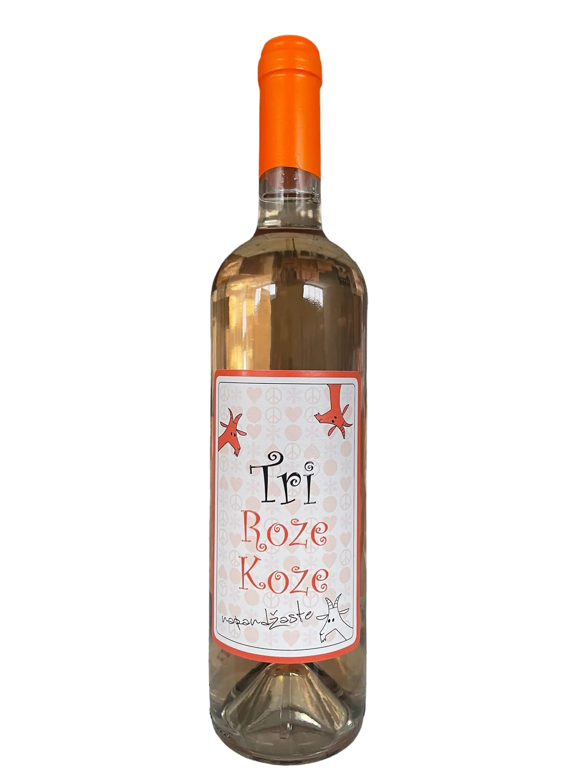 Rose vino Tri Roze Koze Erdevik 0.75l Pola Pola