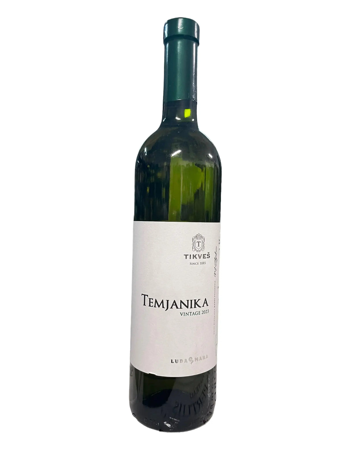 Belo vino Tikveš Temjanika 2023 Luda Mara 0.75l Pola Pola