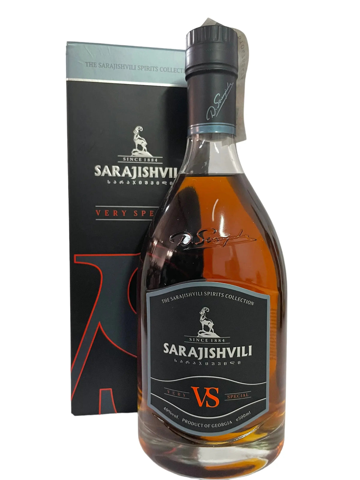 Rakija SARAJISHVILI VS GOLD - Gruzija 0,5l Pola Pola