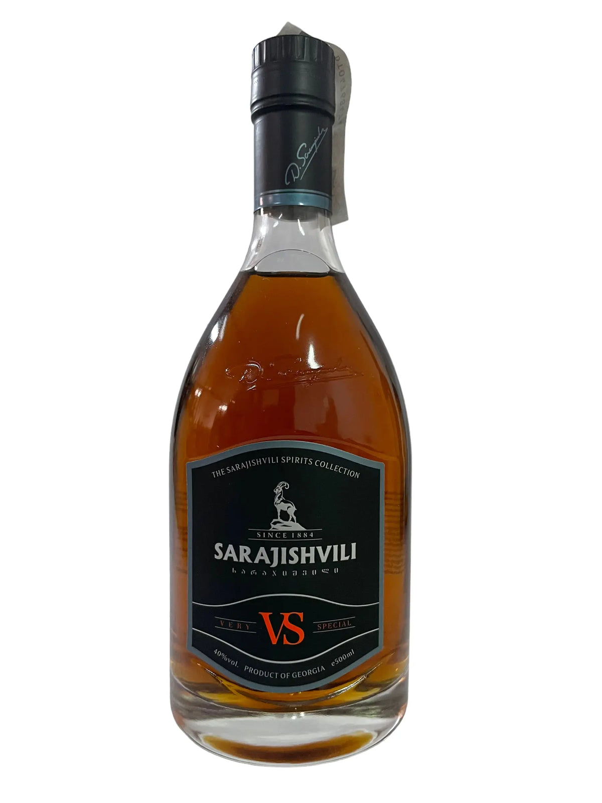 Rakija SARAJISHVILI VS GOLD - Gruzija 0,5l Pola Pola