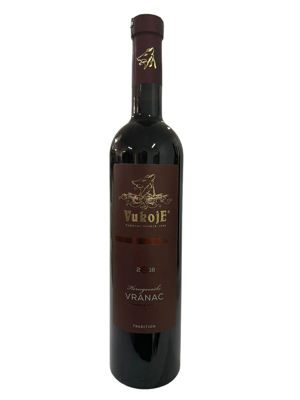 Crveno vino Vukoje Hercegovački Vranac 0,75l Pola Pola