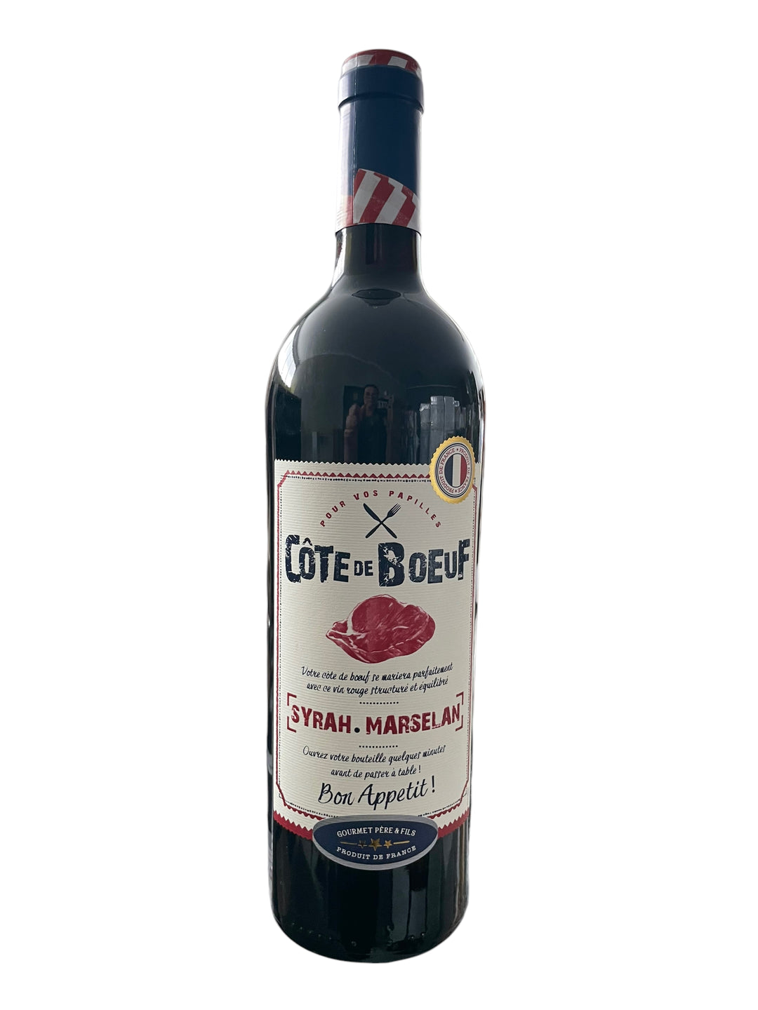 Crveno vino COTE DE BOEUF SYRAH 0,75l