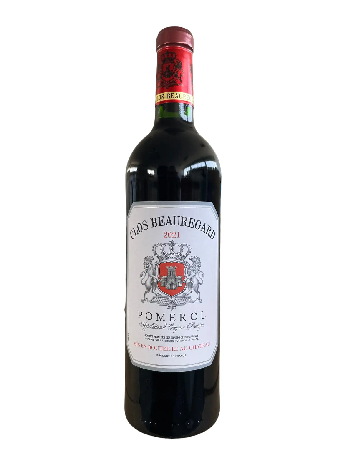 Crveno vino Chateau Clos Beauregard 2021 Pomerol 0,75l Pola Pola