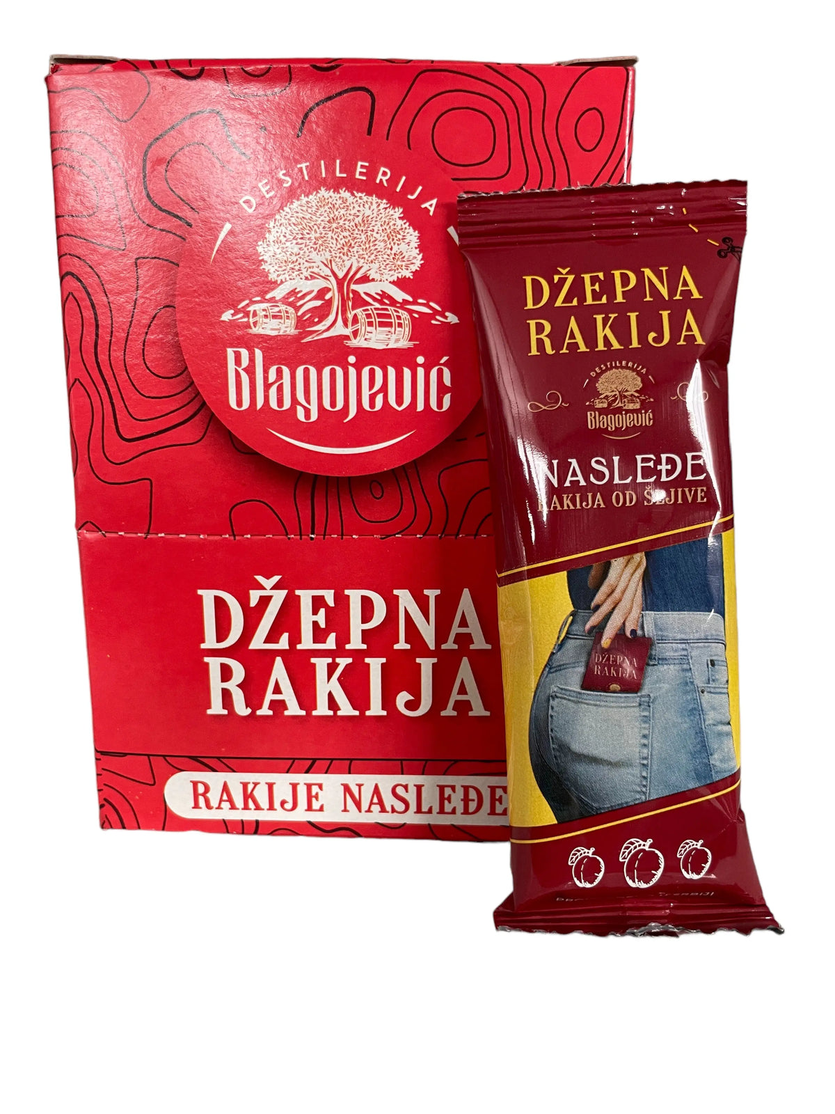 Šljivovica Nasleđe Edition 3 džepna rakija 30ml Pola Pola