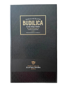 Rakija od šljive BUDILICA Destilerija Zlatna truba Guča BOX 0,7l Pola Pola