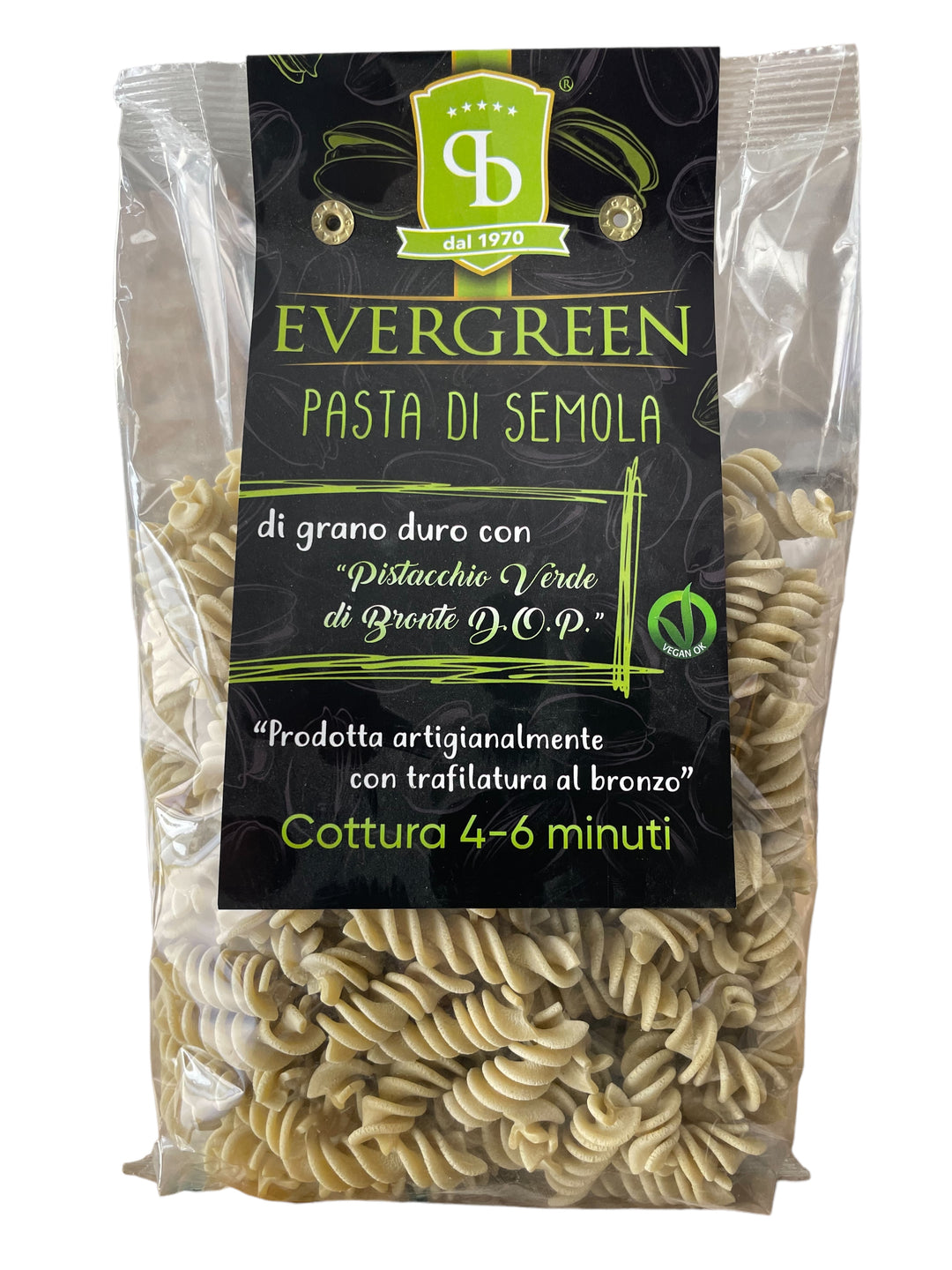 PASTA SA PISTAĆIMA FUSILLI EVERGREEN 500g