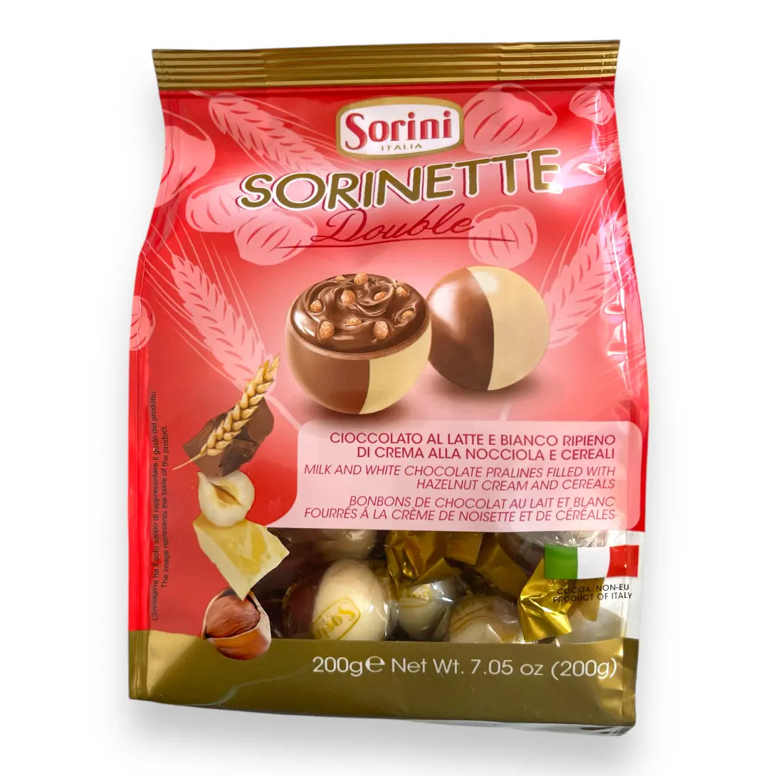 Praline PUNJENE LEŠNIK KREMOM SORINETTE 200g Trampex