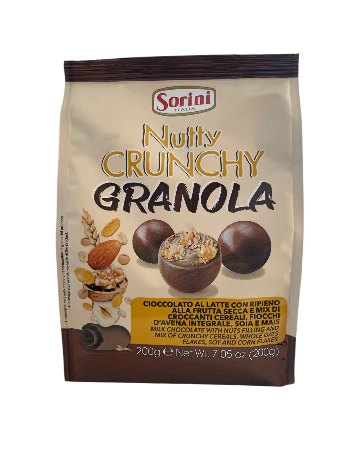 Praline od Nutty Crunchy Granola SORINI 200g Trampex