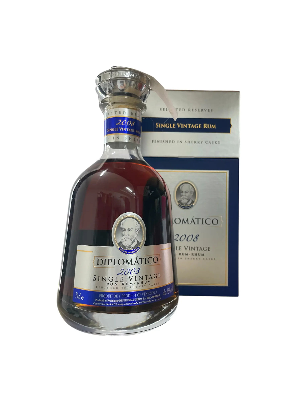 RUM DIPLOMATICO SINGLE VINTAGE 2008 0,7l Pola Pola