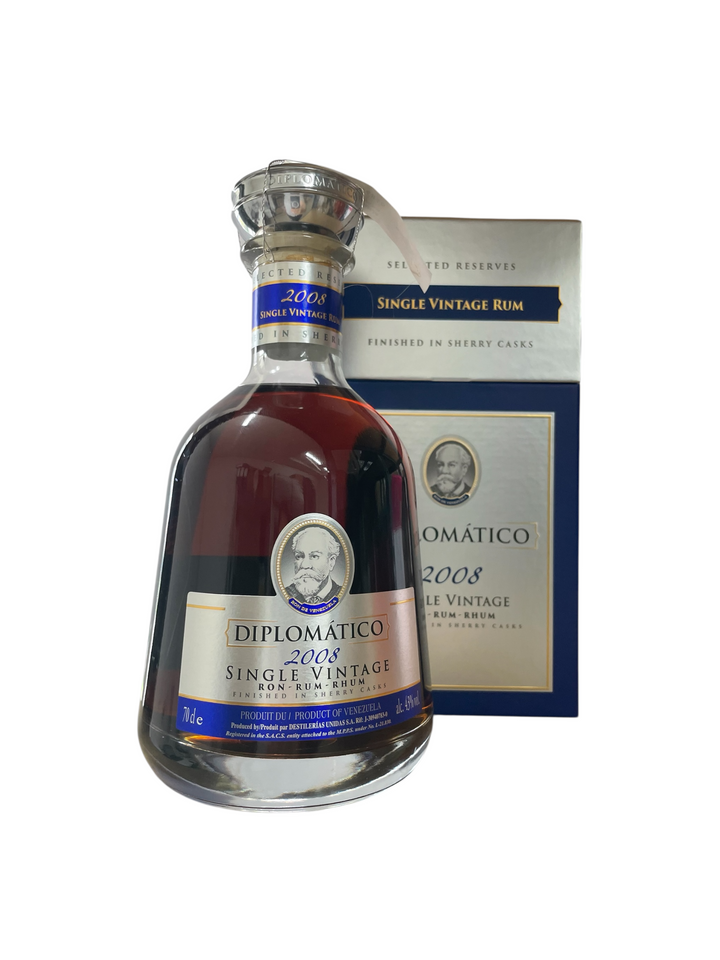 RUM DIPLOMATICO SINGLE VINTAGE 2008 0,7l
