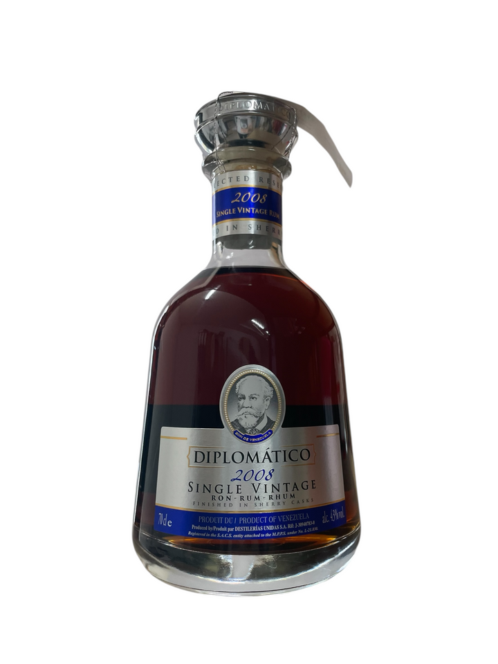 RUM DIPLOMATICO SINGLE VINTAGE 2008 0,7l