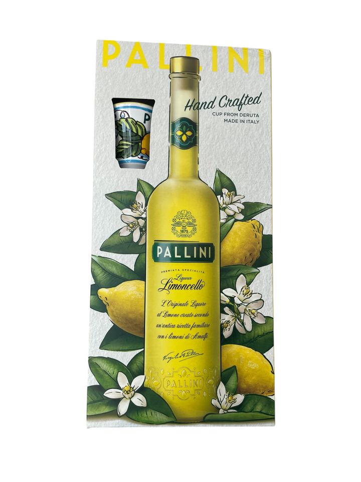 LIMONCELLO PALLINI + ČAŠICA BOX 0,5l