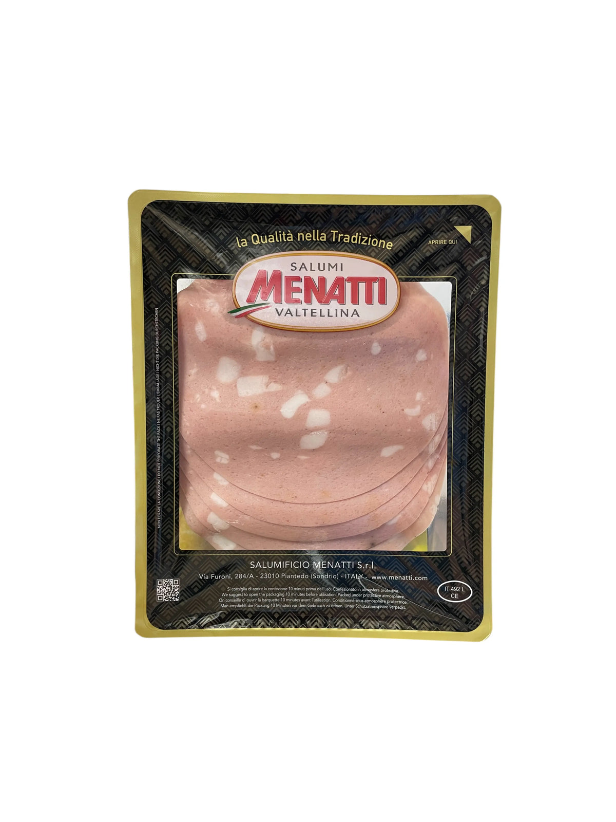MORTADELA VALTELLINA MENATTI SLICE 100g Menatti