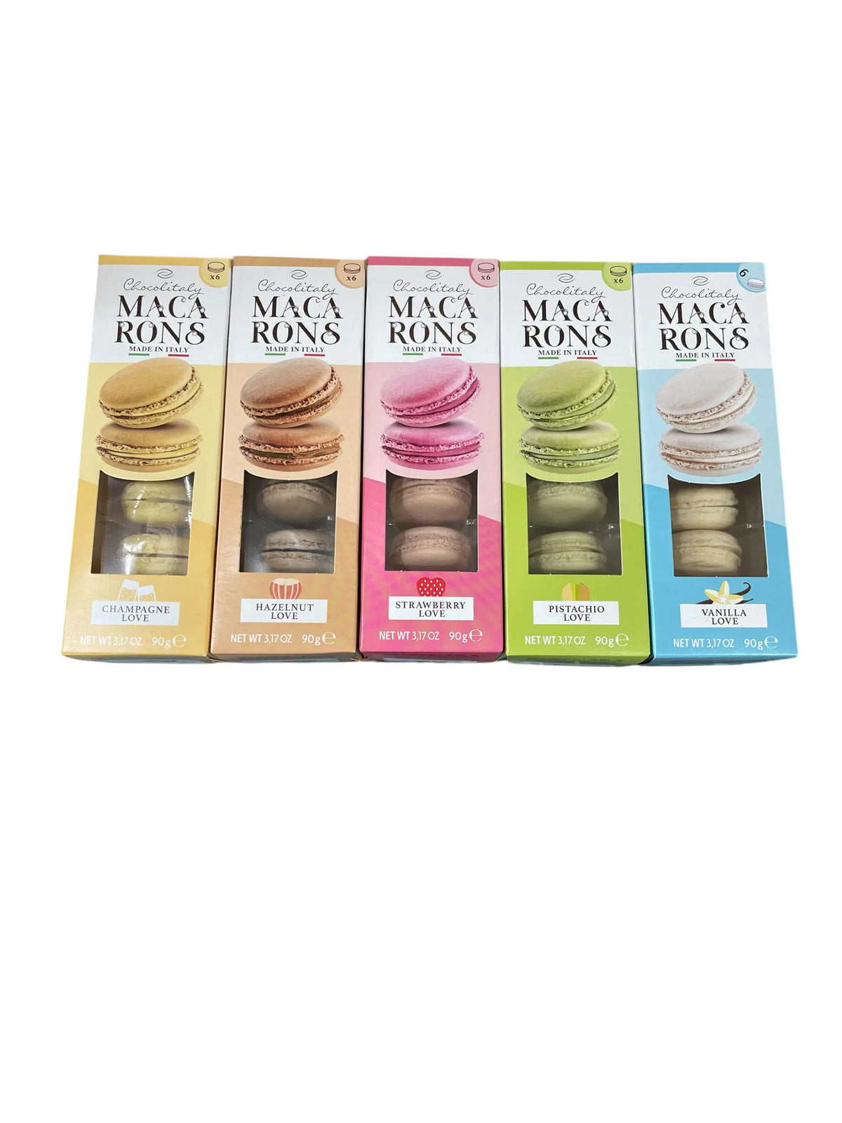 MACARONS PUNJENI KREMOM OD JAGODA CHOCOLITALY 90g Trampex