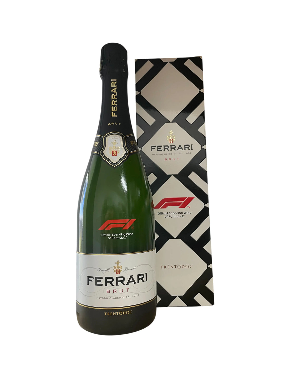 PENUŠAVO VINO FERRARI BRUT FORMILA 1 GIFT BOX 0,75l Pola Pola