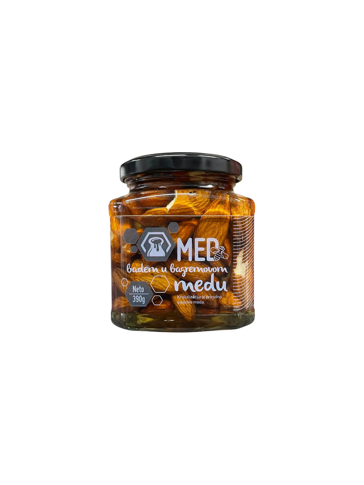 Badem u bagremovom medu 350g Pola Pola