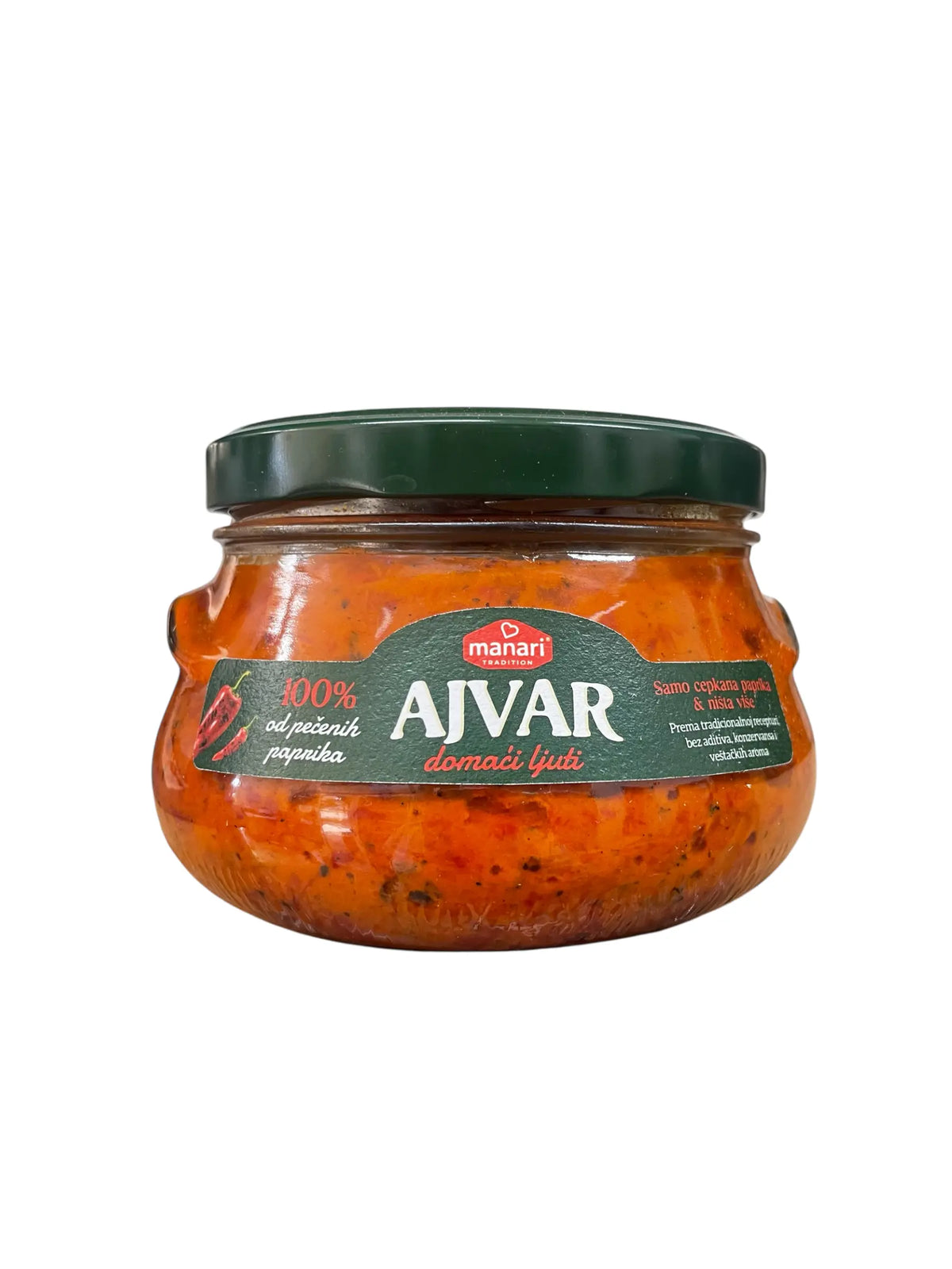 AJVAR DOMAĆI LJUTI MANARI 550g Manari