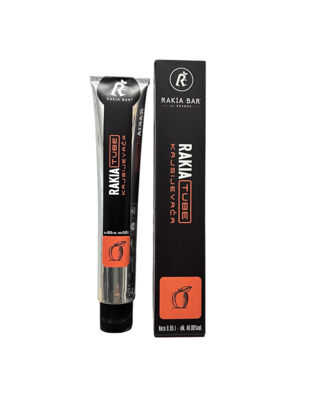 RAKIJA U TUBI KAJSIJEVAČA BRANKO 0,05l