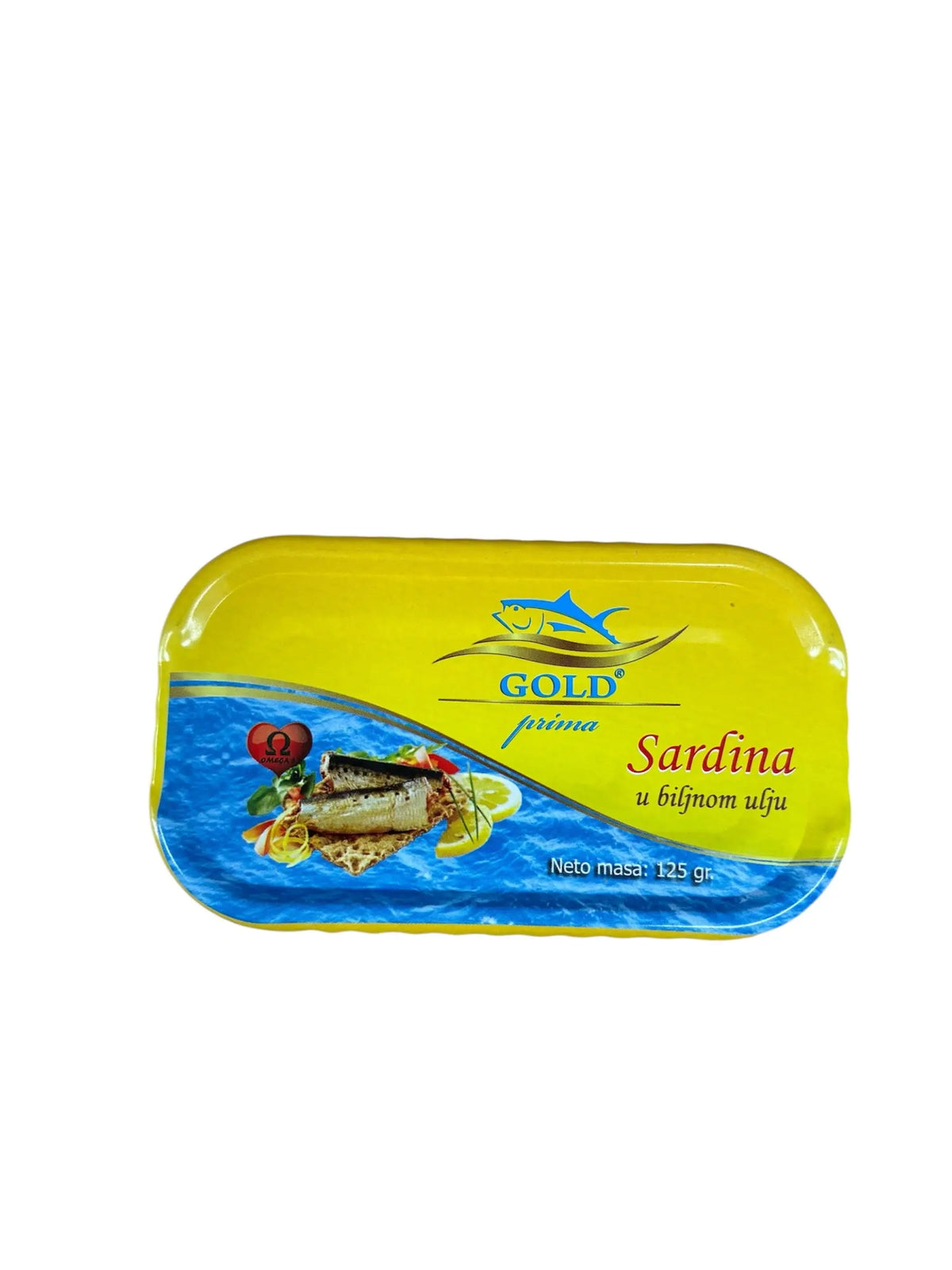 SARDINA U BILJNOM ULJU GOLD 125g Gold